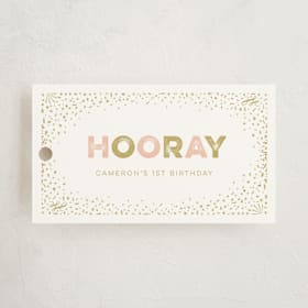 Children's Birthday Party Favor Tags