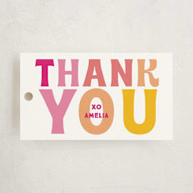 Children's Birthday Party Favor Tags