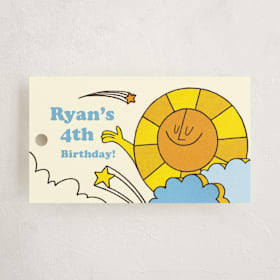 Children's Birthday Party Favor Tags