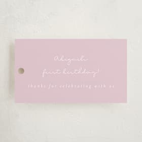Children's Birthday Party Favor Tags