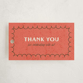 Children's Birthday Party Favor Tags