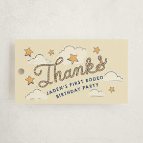Children's Birthday Party Favor Tags