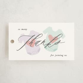 Baby Shower Favor Tags