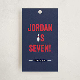Children's Birthday Party Favor Tags