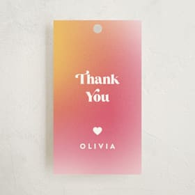 Children's Birthday Party Favor Tags