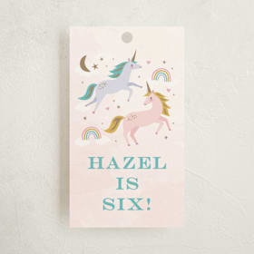 Children's Birthday Party Favor Tags
