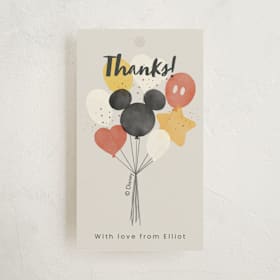 Children's Birthday Party Favor Tags
