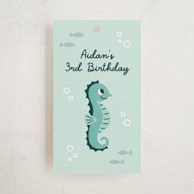 Children's Birthday Party Favor Tags