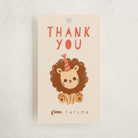 Children's Birthday Party Favor Tags