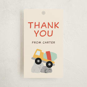 Children's Birthday Party Favor Tags