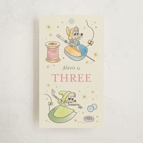 Children's Birthday Party Favor Tags