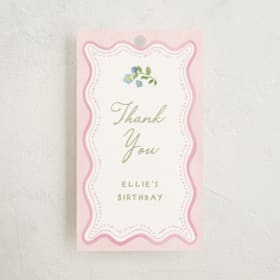 Children's Birthday Party Favor Tags