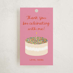 Children's Birthday Party Favor Tags
