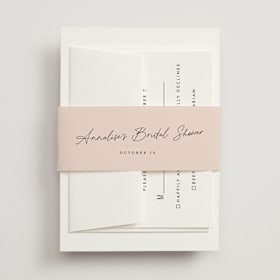 Bridal Shower Belly Bands