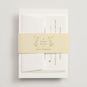 Bridal Shower Belly Bands