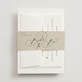 Bridal Shower Belly Bands