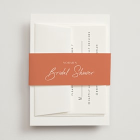 Bridal Shower Belly Bands