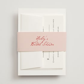 Bridal Shower Belly Bands