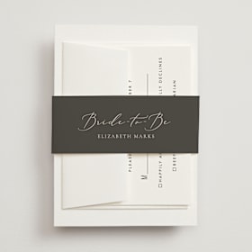 Bridal Shower Belly Bands