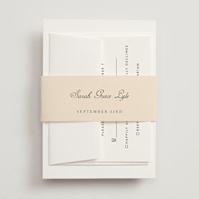 Bridal Shower Belly Bands