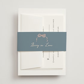 Bridal Shower Belly Bands