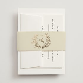 Foil-Pressed Belly Bands