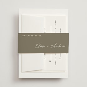 Foil-Pressed Belly Bands