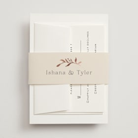 Foil-Pressed Belly Bands