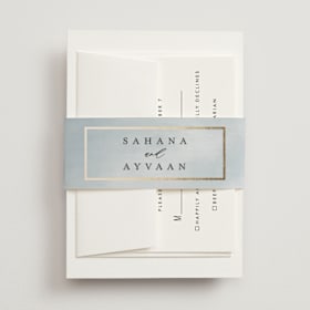 Foil-Pressed Belly Bands