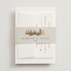 Foil-Pressed Belly Bands