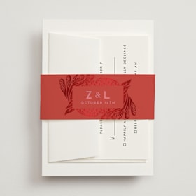 Foil-Pressed Belly Bands