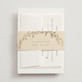 Foil-Pressed Belly Bands