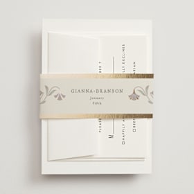 Foil-Pressed Belly Bands