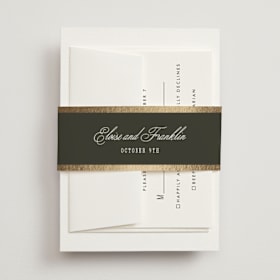 Foil-Pressed Belly Bands