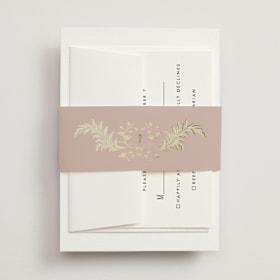 Foil-Pressed Belly Bands