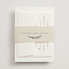 Foil-Pressed Belly Bands