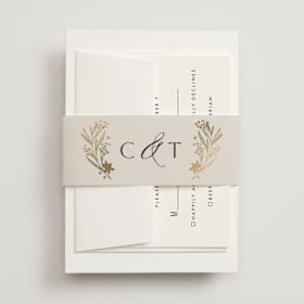 Foil-Pressed Belly Bands