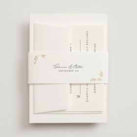 Foil-Pressed Belly Bands
