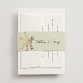 Foil-Pressed Belly Bands