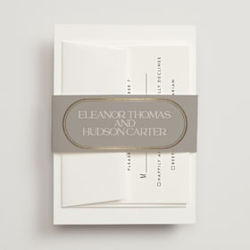Foil-Pressed Belly Bands