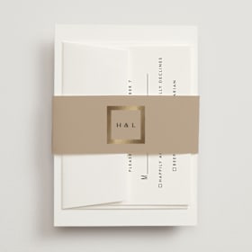 Foil-Pressed Belly Bands