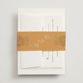 Foil-Pressed Belly Bands