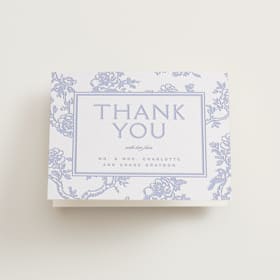 Letterpress Wedding Thank You Cards