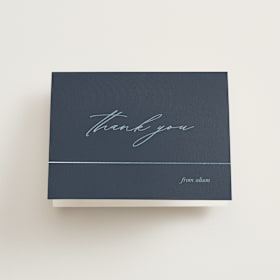 Foil Memorial Thank You Cards