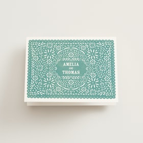 Folded Wedding Thank You Cards