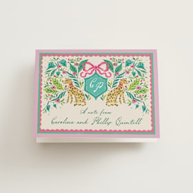 Folded Wedding Thank You Cards