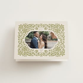 Folded Wedding Thank You Cards