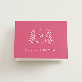 Folded Wedding Thank You Cards