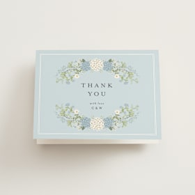 Folded Wedding Thank You Cards