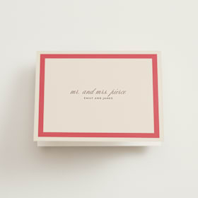 Folded Wedding Thank You Cards